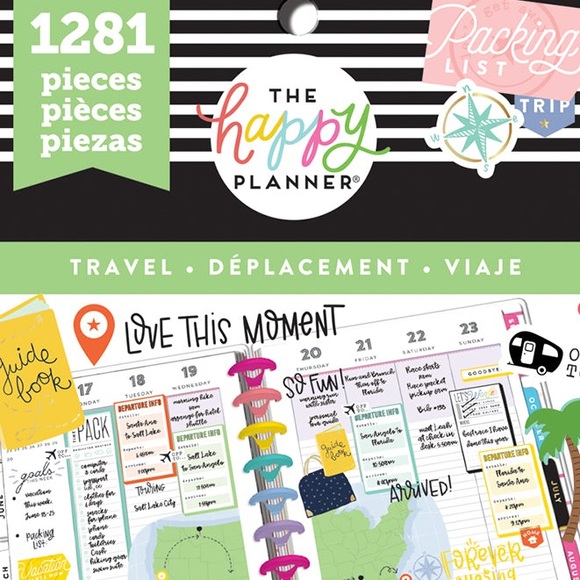The Happy Planner Office The Happy Planner Travel Sticker Book